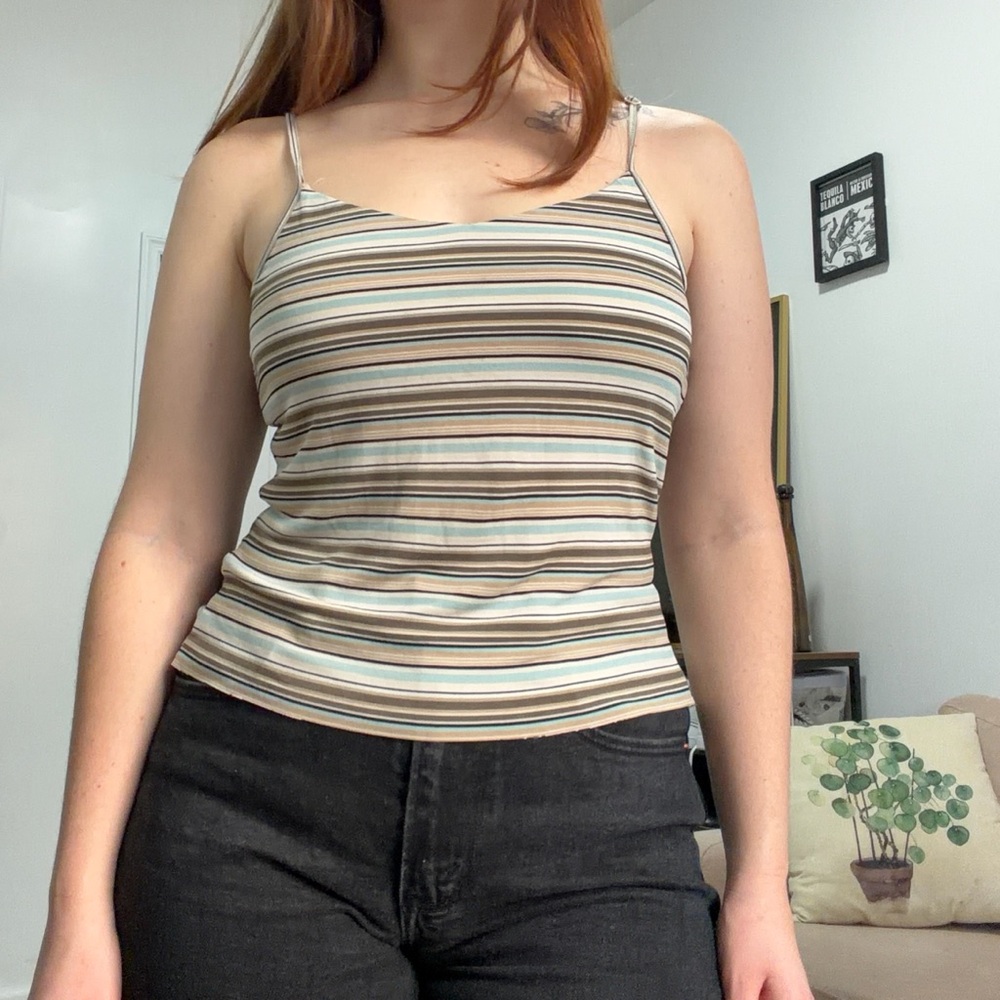 The Limited Multicolor Striped Camisole